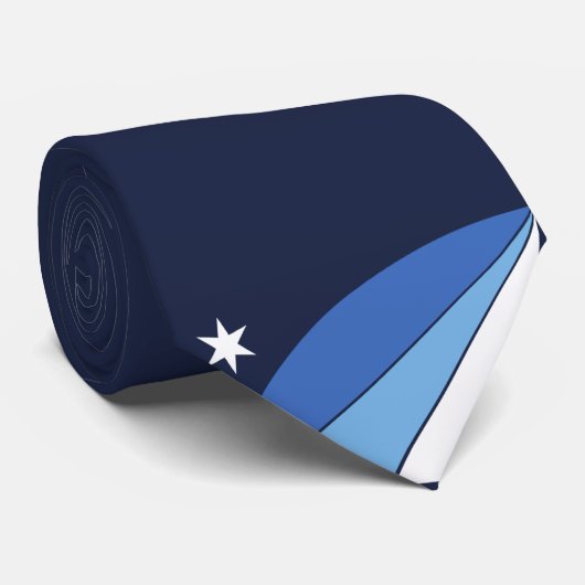 Vlag van Columbia (South Carolina) Stropdas (Opgerold)