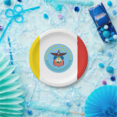 Vlag van Columbus, Borden van Ohio Paper Papieren Bordje (Feest)