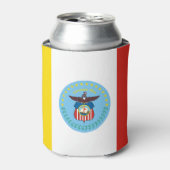 Vlag van Columbus, Koelbox Ohio Blikjeskoeler (Blikje Voorkant)