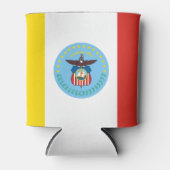 Vlag van Columbus, Koelbox Ohio Blikjeskoeler (Voorkant)