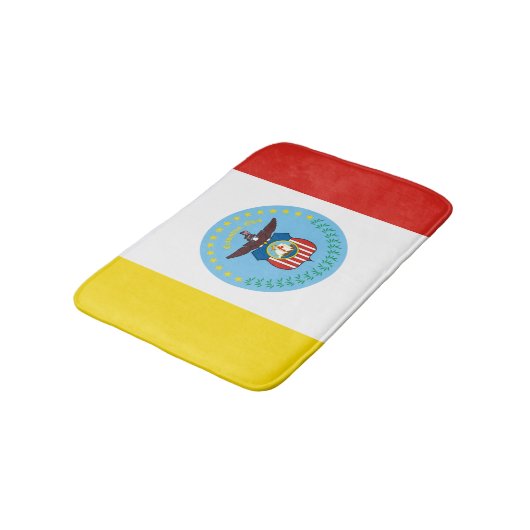 Vlag van Columbus, Ohio Bathroom Mat (Gekanteld)