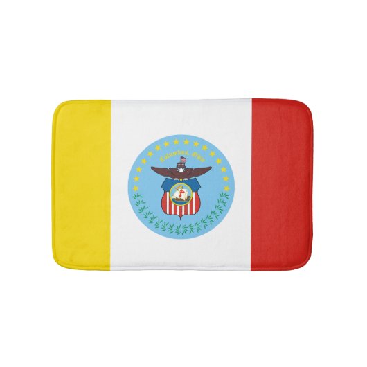 Vlag van Columbus, Ohio Bathroom Mat (Voorkant)
