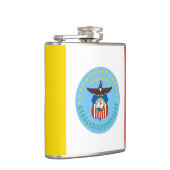 Vlag van Columbus, Ohio Flask Heupfles (Rechts)
