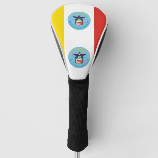 Vlag van Columbus, Ohio Golf Head Hoesje Golfheadcover (Voorkant)