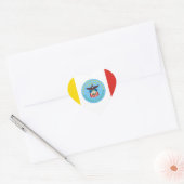 Vlag van Columbus, Ohio Hart Sticker (Envelop)