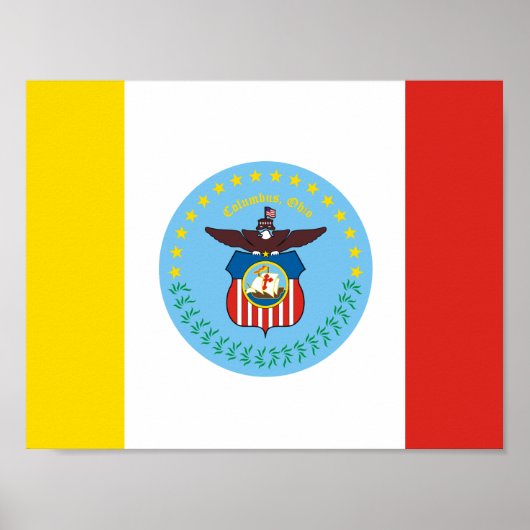 Vlag van Columbus, Poster Ohio (Voorkant)