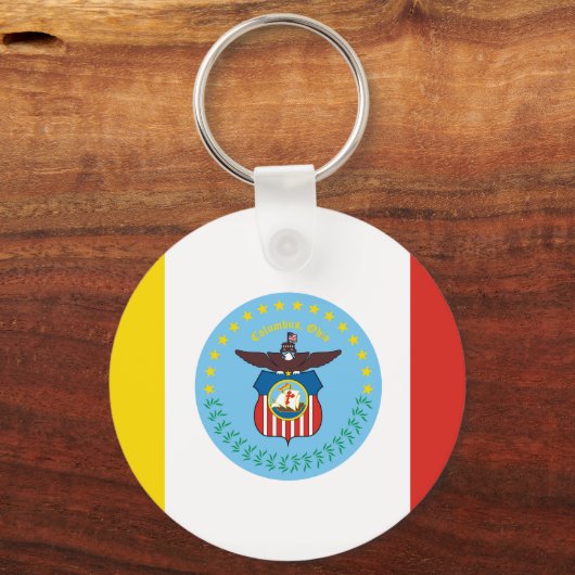 Vlag van Columbus, Sleutelhanger Ohio (Voorkant)