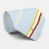 vlag van Columbus strepen Stropdas (Opgerold)