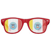Vlag van Columbus, zonnebril van Ohio Retro (Voorkant)