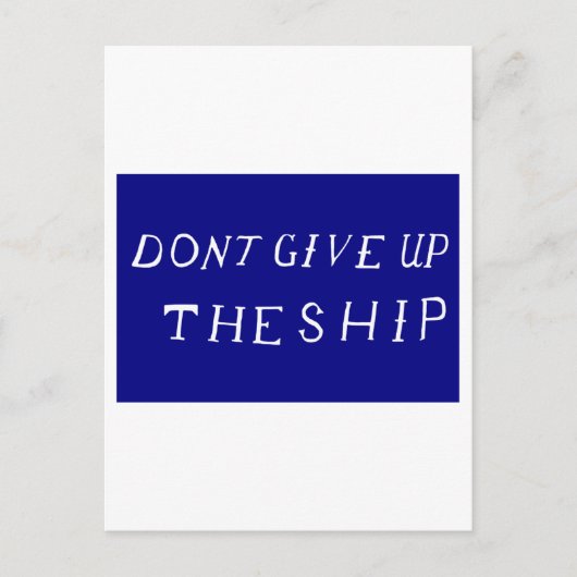 Vlag van Commodore Perry Briefkaart (Voorkant)