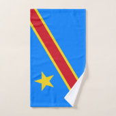 Vlag van Congo Kinshasa Bad Handdoek (Handdoek)