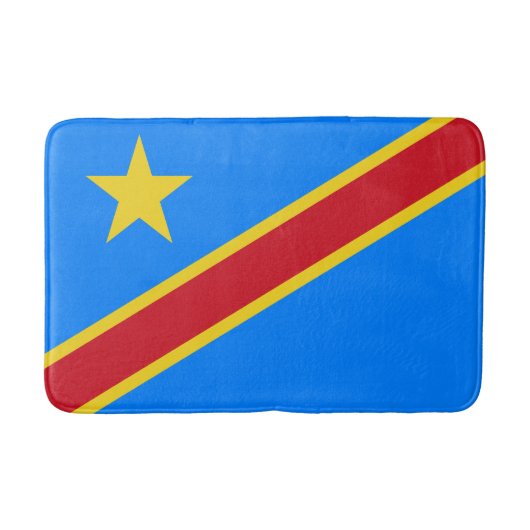 Vlag van Congo Kinshasa Badmat (Voorkant)