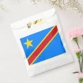 Vlag van Congo Kinshasa Bedankzakje (Gezegeld)
