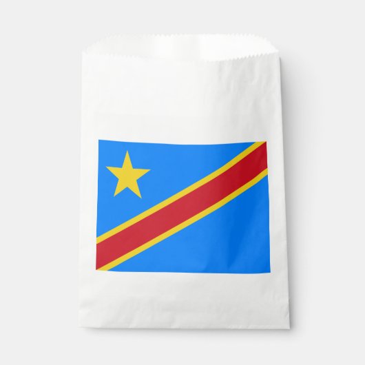 Vlag van Congo Kinshasa Bedankzakje (Voorkant)