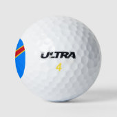 Vlag van Congo Kinshasa Golfballen (Logo)