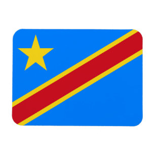 Vlag van Congo Kinshasa Magneet