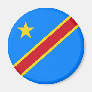 Vlag van Congo Kinshasa Magneet