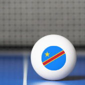 Vlag van Congo Kinshasa Pingpongbal (Net)