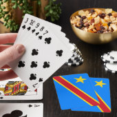 Vlag van Congo Kinshasa Pokerkaarten (Insitu)