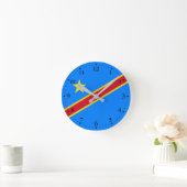 Vlag van Congo Kinshasa Ronde Klok (Huis)