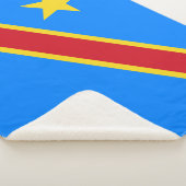 Vlag van Congo Kinshasa Sherpa Deken (3/4)