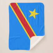 Vlag van Congo Kinshasa Sherpa Deken (Voorkant)