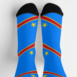 Vlag van Congo Kinshasa Sokken