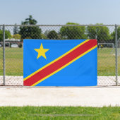 Vlag van Congo Kinshasa Spandoek (Insitu)
