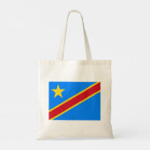 Vlag van Congo Kinshasa Tote Bag (Achterkant)