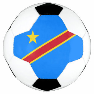 Vlag van Congo Kinshasa Voetbal