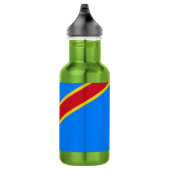 Vlag van Congo Kinshasa Waterfles (Rechts)