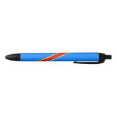 Vlag van Congo Kinshasa Zwarte Inkt Pen (Bodem)