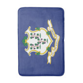 Vlag van Connecticut Badmat (Voorkant Verticaal)