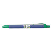Vlag van Connecticut Blauwe Inkt Pen (Bovenkant)