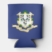 Vlag van Connecticut Blikjeskoeler (Voorkant)