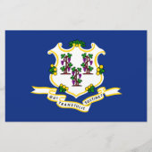 Vlag van Connecticut Briefpapier (Voorkant)