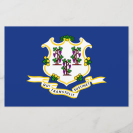 Vlag van Connecticut Briefpapier