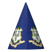 Vlag van Connecticut Feesthoedjes (Achterkant)