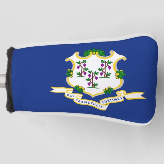 Vlag van Connecticut Golfheadcover (Voorkant)