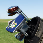 Vlag van Connecticut Golfheadcover (Insitu)
