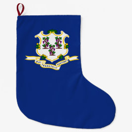Vlag van Connecticut Grote Kerstsok
