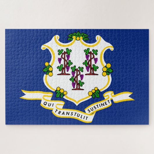 Vlag van Connecticut Legpuzzel (Horizontaal)