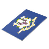 Vlag van Connecticut Notitieblok (Schuin)