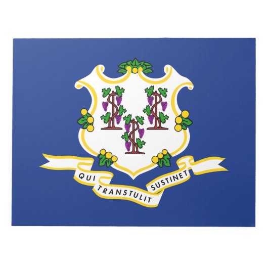 Vlag van Connecticut Notitieblok (Voorkant)
