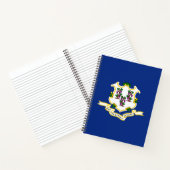 Vlag van Connecticut Notitieboek (Binnen)