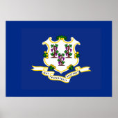 Vlag van Connecticut Poster (Voorkant)