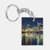 Vlag van Connecticut Sleutelhanger (Voorkant Links)