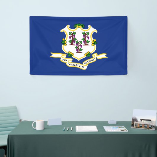 Vlag van Connecticut Spandoek (Beurs)