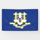 Vlag van Connecticut Spandoek (Horizontaal)