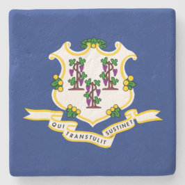 Vlag van Connecticut Stenen Onderzetter
